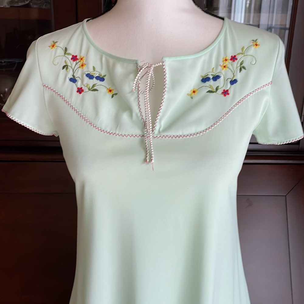 Lorraine 70’s Vintage Nightgown Robe Set XS - Picture 3 of 16